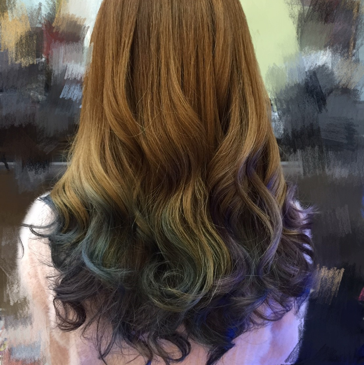 日式威廉_女_髮型設計_中長染髮_日韓流行髮型_2017流行髮型