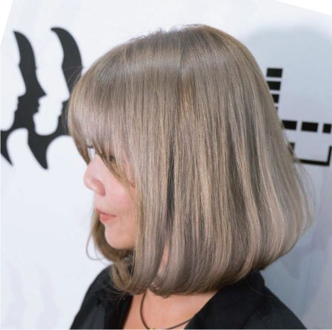 日式威廉_女_髮型設計_霧面奶茶色_日韓流行髮型_2017流行髮型